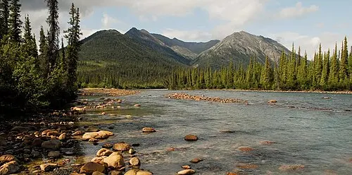 The North Fork Koyukuk Wild and Scenic River winding through the Brooks Range.