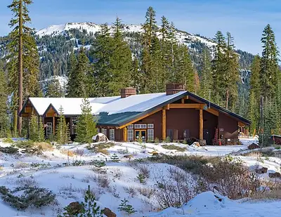 The Kohm Yah-mah-nee Visitor Center at the southwest entrance, the park's year-round visitor center.