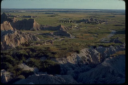Prairie and buttes along the I-90 corridor near Cactus Flat, the gateway to Minuteman Missile National Historic Site.
