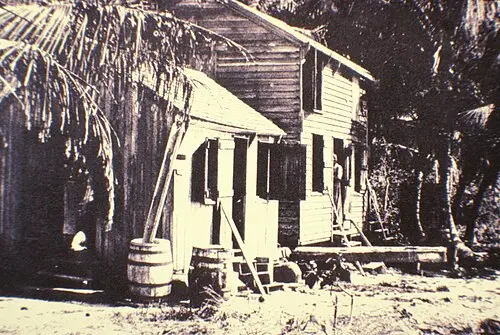 A historic pioneer home site on Elliott Key, the largest island in Biscayne National Park and home to its primitive campground.