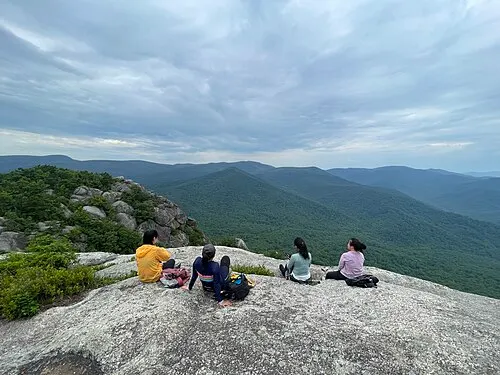 The rock-scramble section of the Old Rag Ridge Trail in Shenandoah National Park.