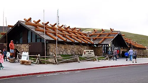 The Alpine Visitor Center at 11,796 feet on Trail Ridge Road, the highest visitor center in the National Park System.